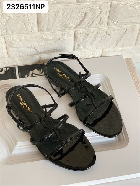 ysl shoes flannels|ysl black sandals flat.